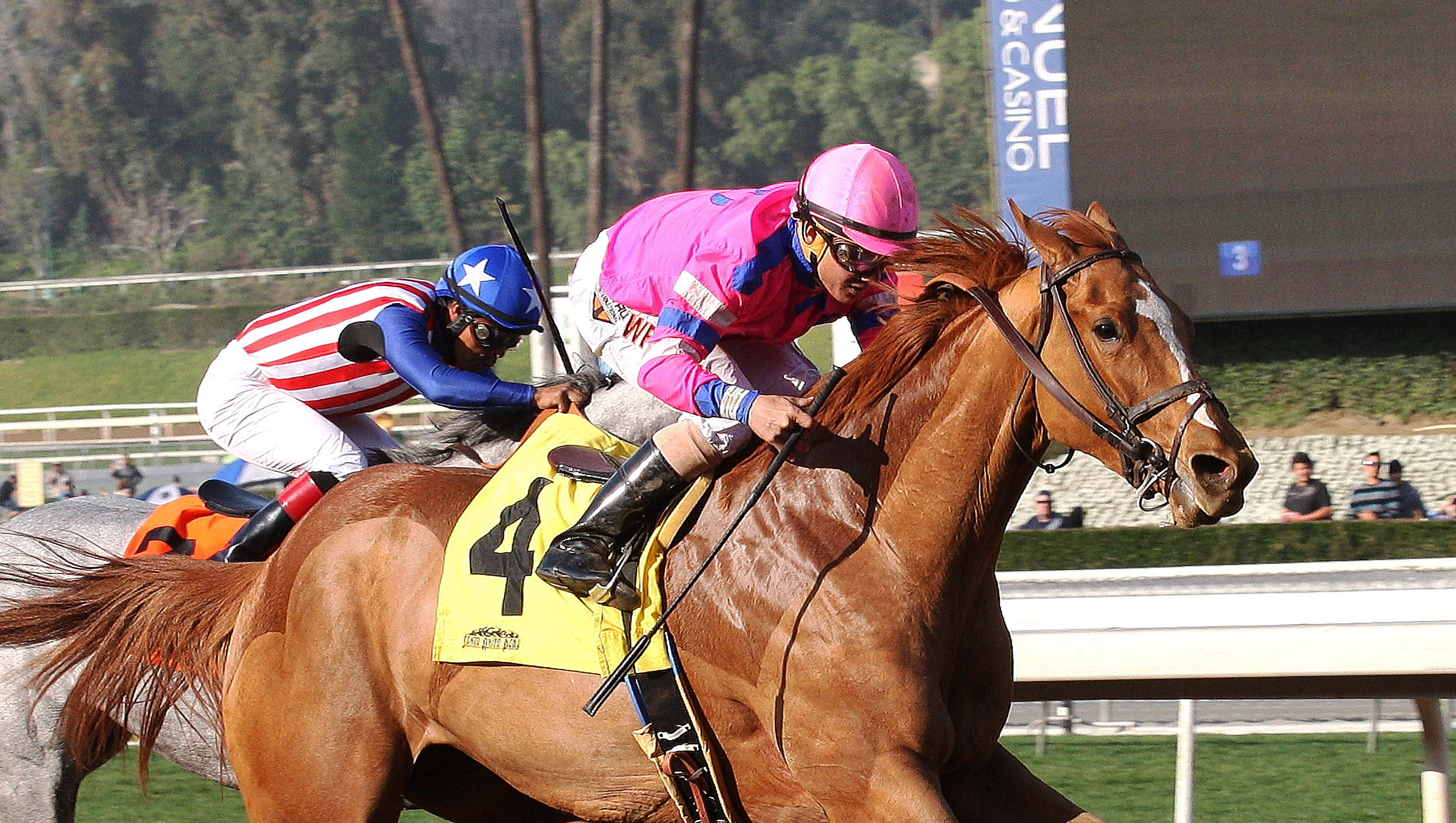Sam's Sister wins the Santa Monica