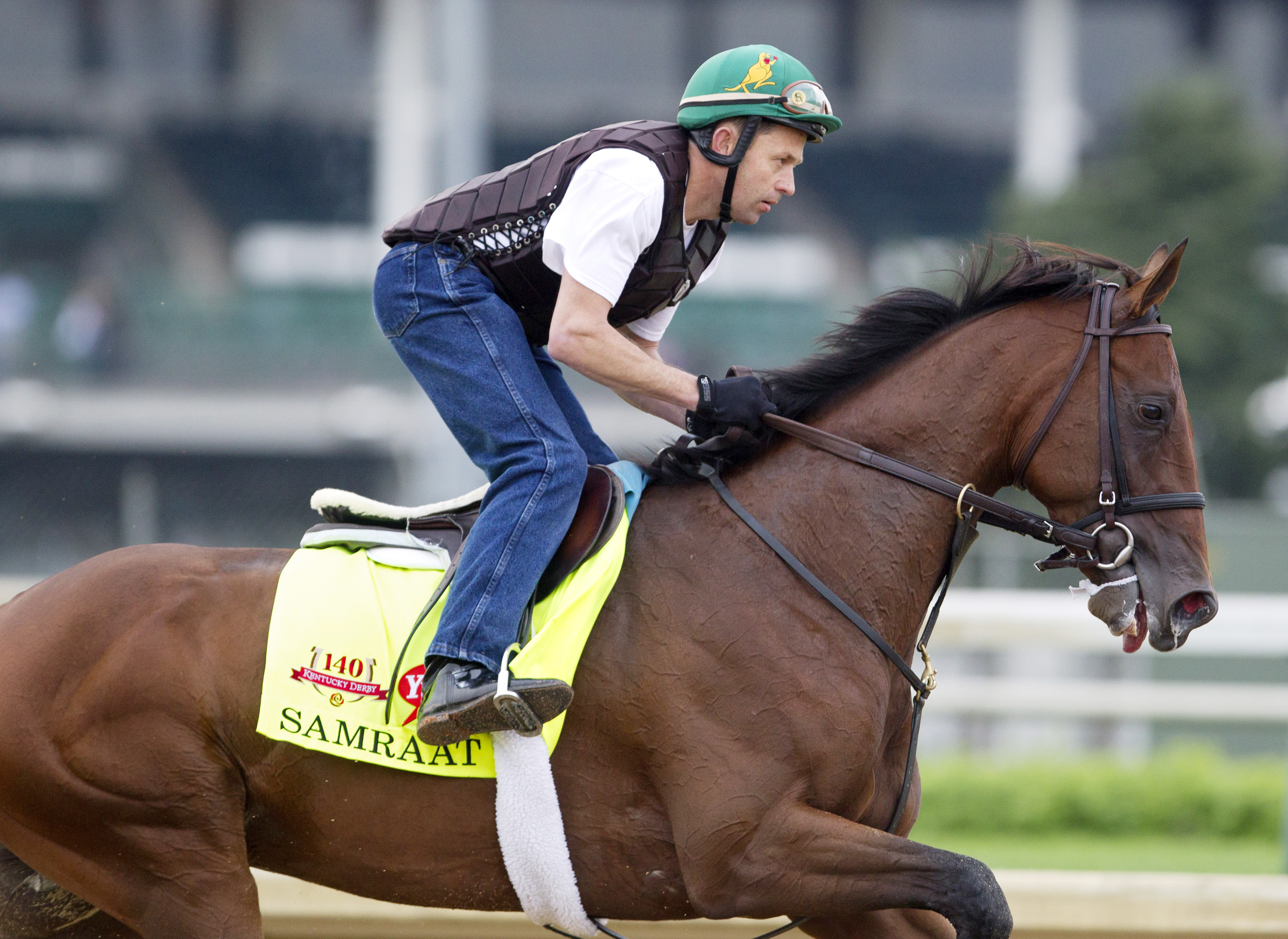 Samraat trains at Churchill Downs on April 30