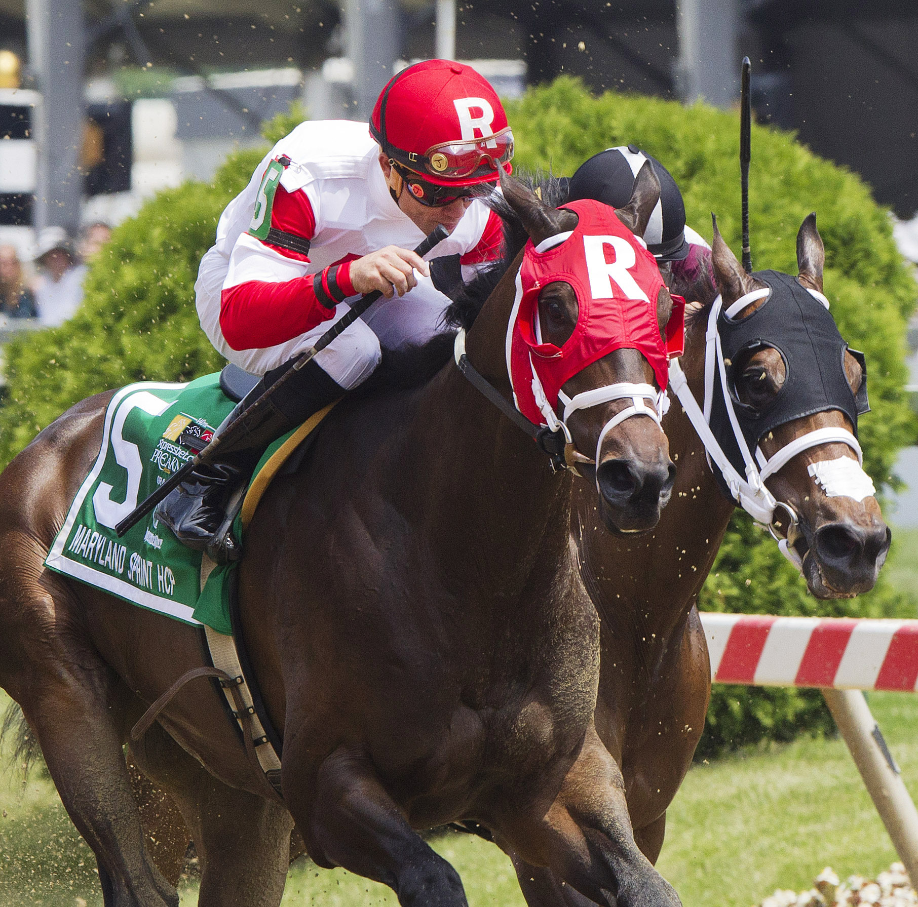 Sandbar wins the Maryland Sprint Handicap