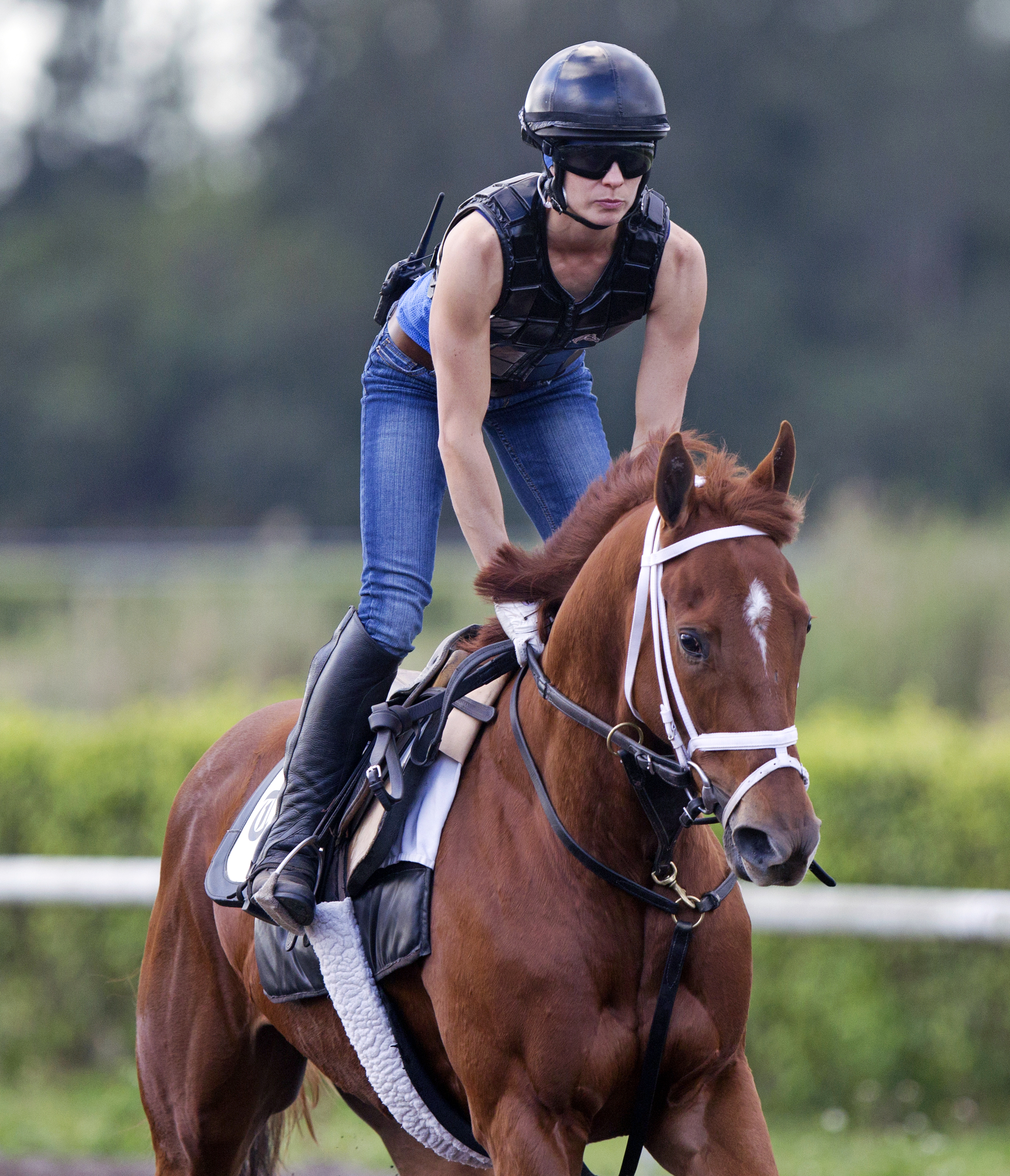 Sandiva training at Palm Beach Downs on Feb. 1