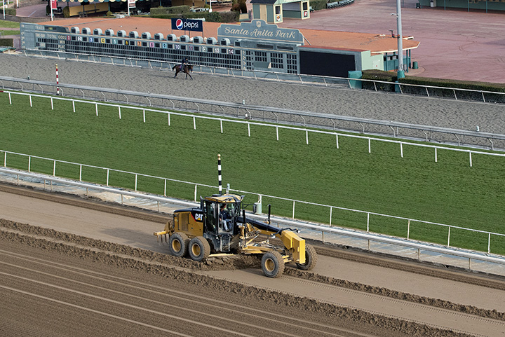 Santa Anita testing main track surface
