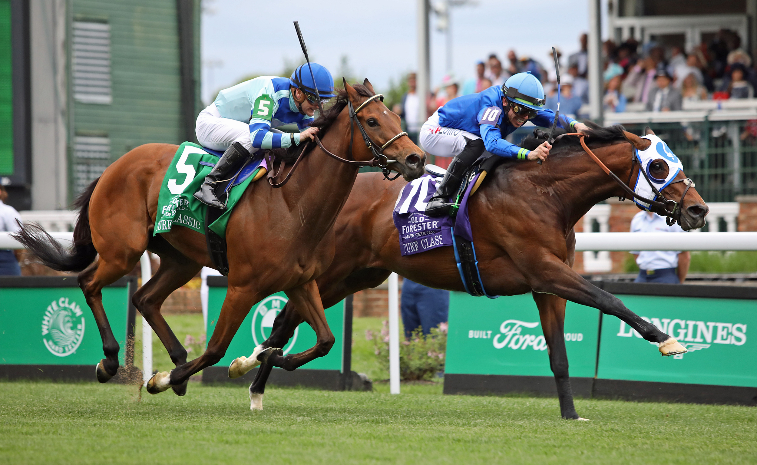 Santin holds off Mira Mission to take the Turf Classic.5.7.2022