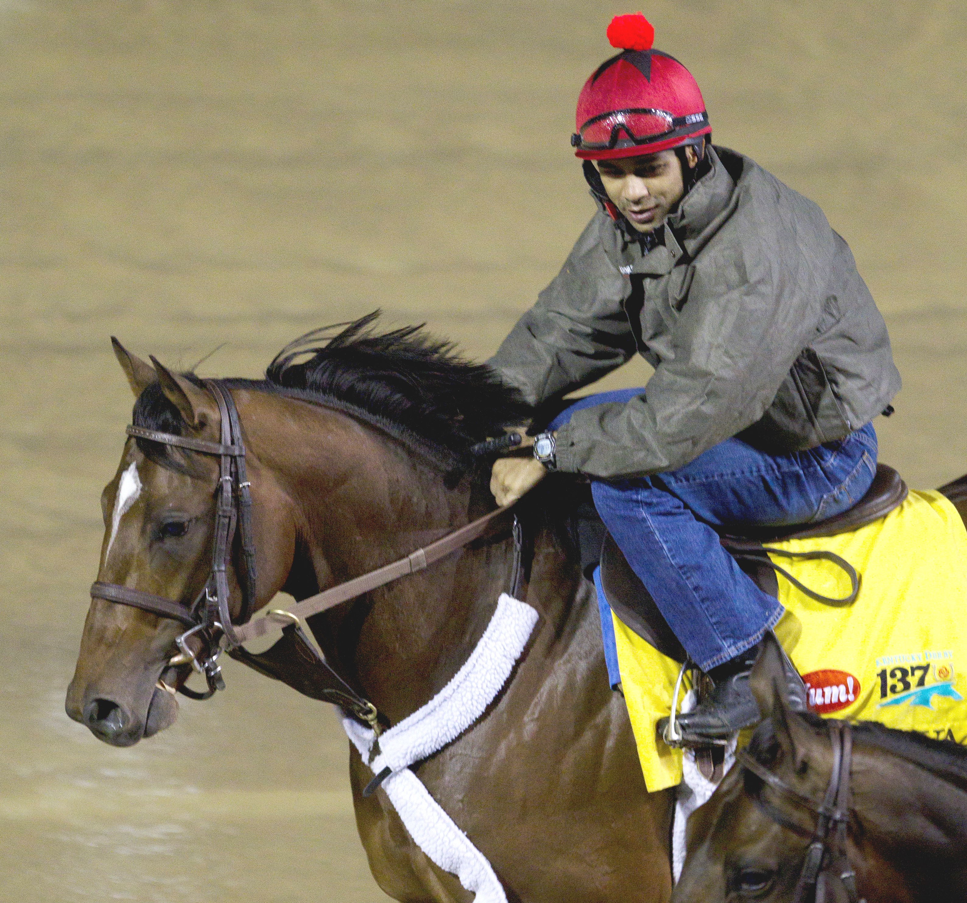 Belmont Stakes: Santiva works five furlongs, still not fully committed to race