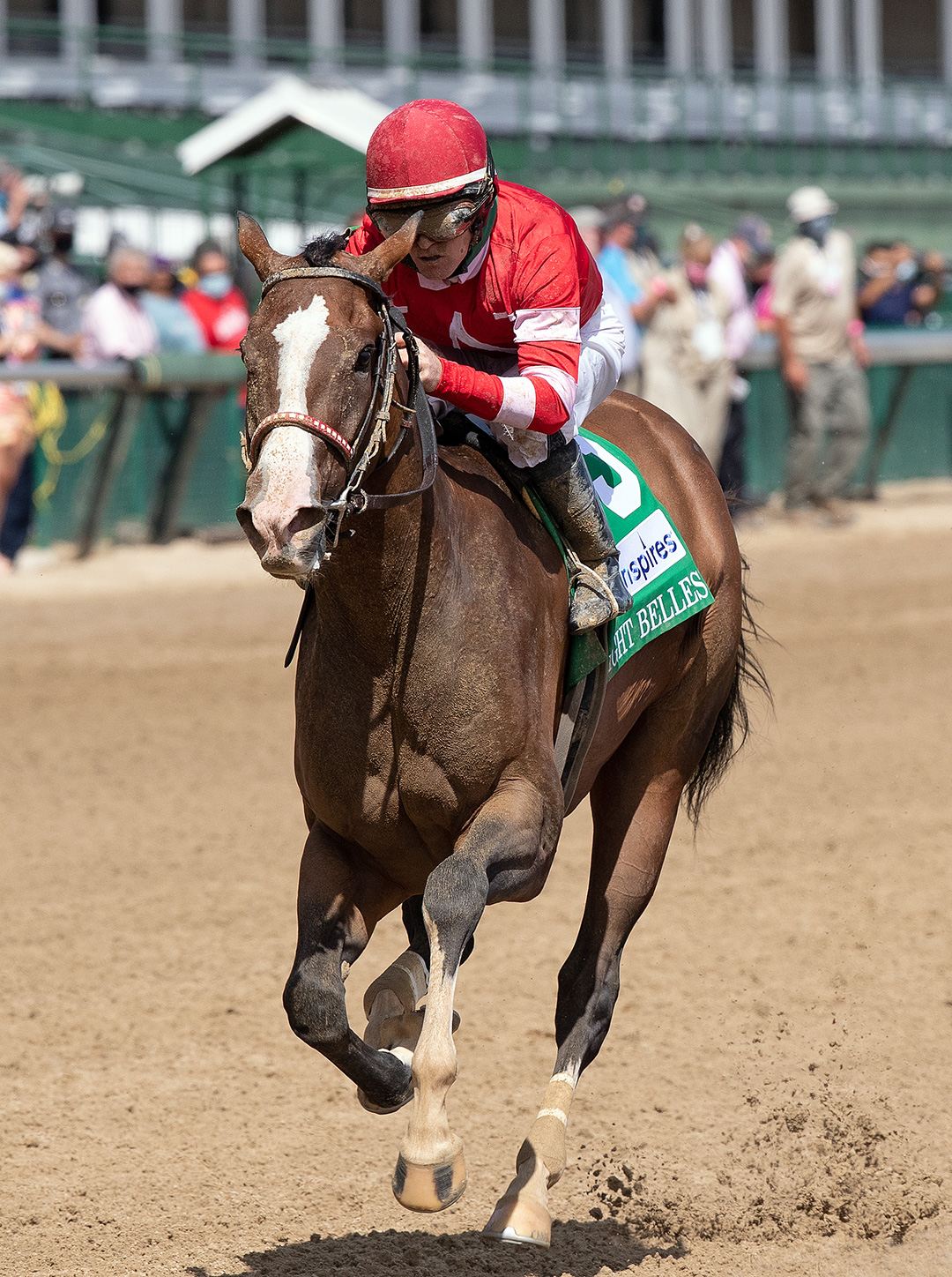 Sconsin wins the 2020 Eight Belles Stakes at Churchill Downs