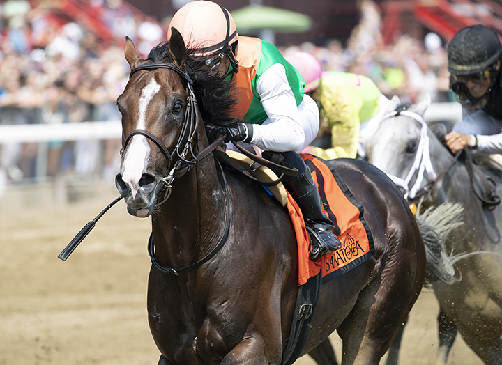 Sea Foam wins the 2018 Albany Stakes