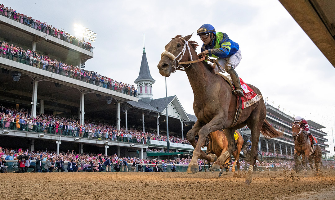 Secret Oath wins the Kentucky Oaks at Churchill Downs