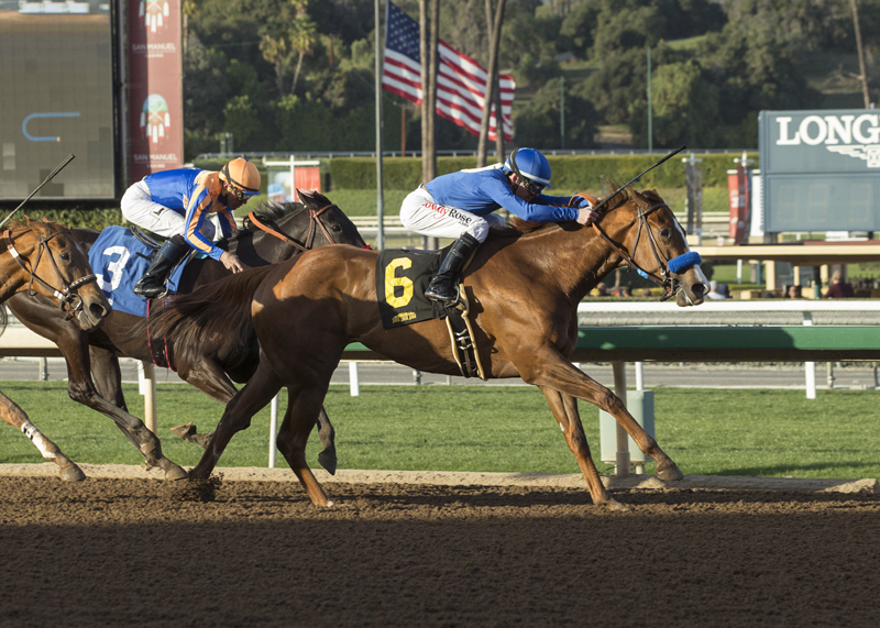Selcourt wins 2018 Las Flores Stakes