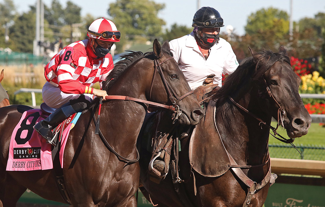 Serengeti Empress at the Derby City Distaff at Churchill Downs