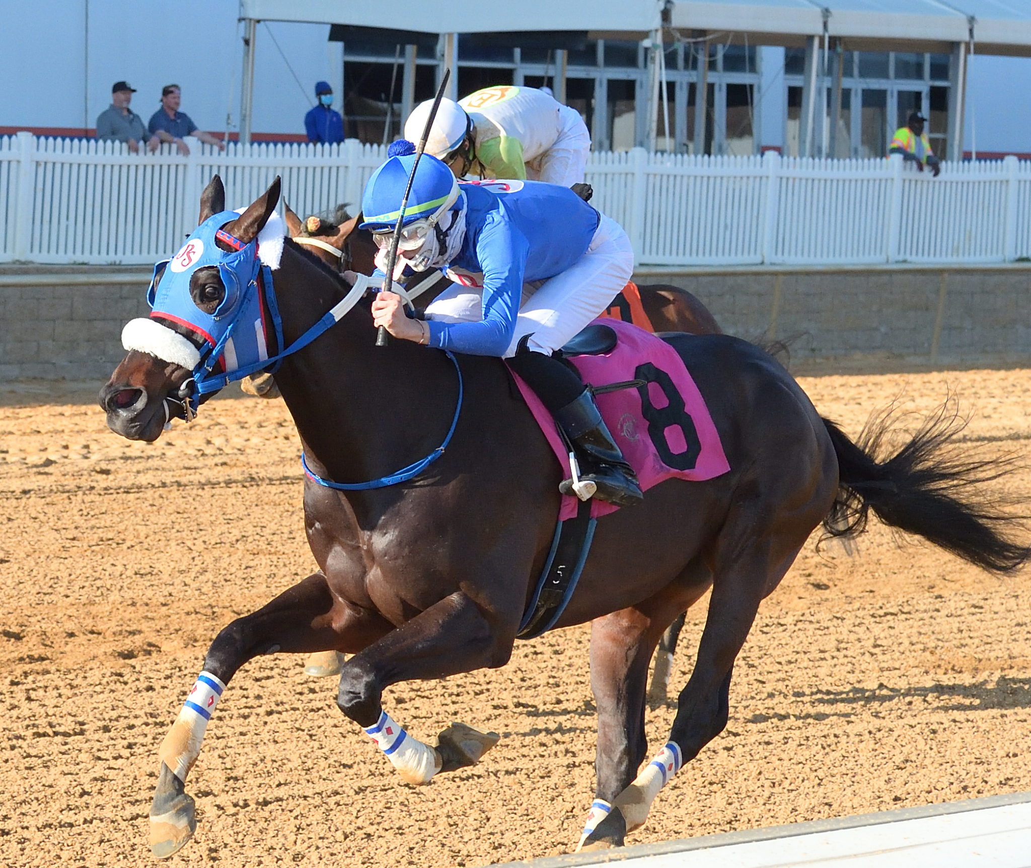 Shake Em Loose wins the Private Terms Stakes.03.19.2022