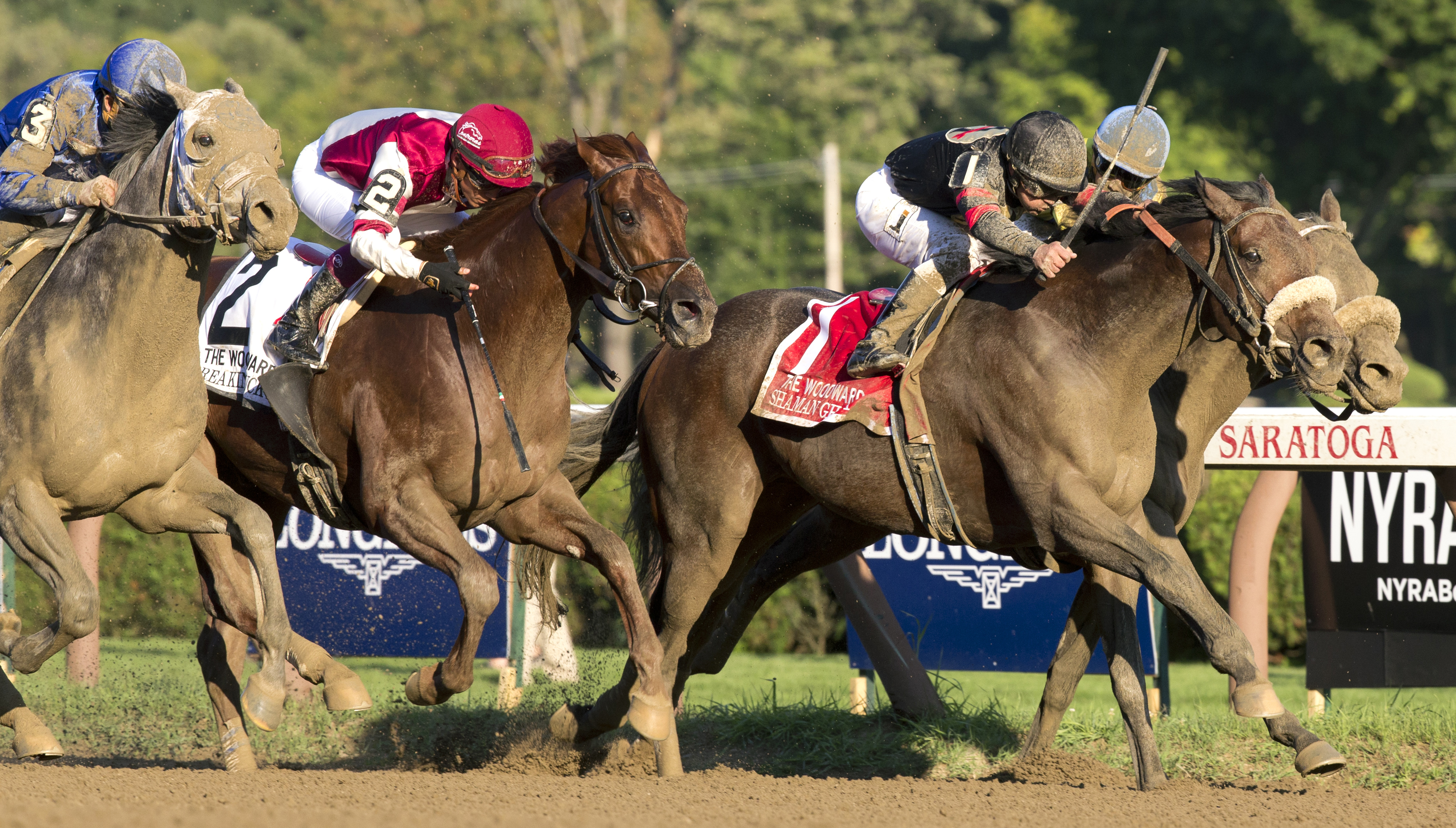 Shaman Ghost wins the Woodward