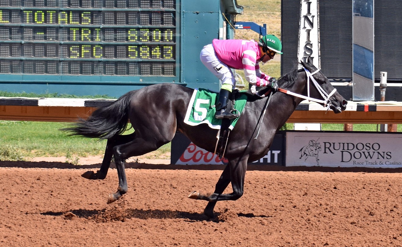 Shame On Powers wins Mountain Top Futurity Trial at Ruidoso 6-7-2019