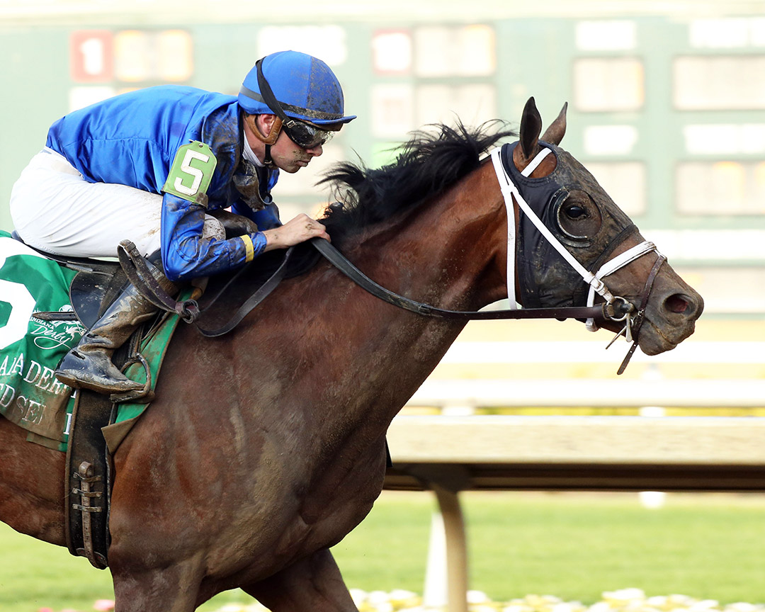 Shared Sense wins the 2020 Indiana Derby at Indiana Grand