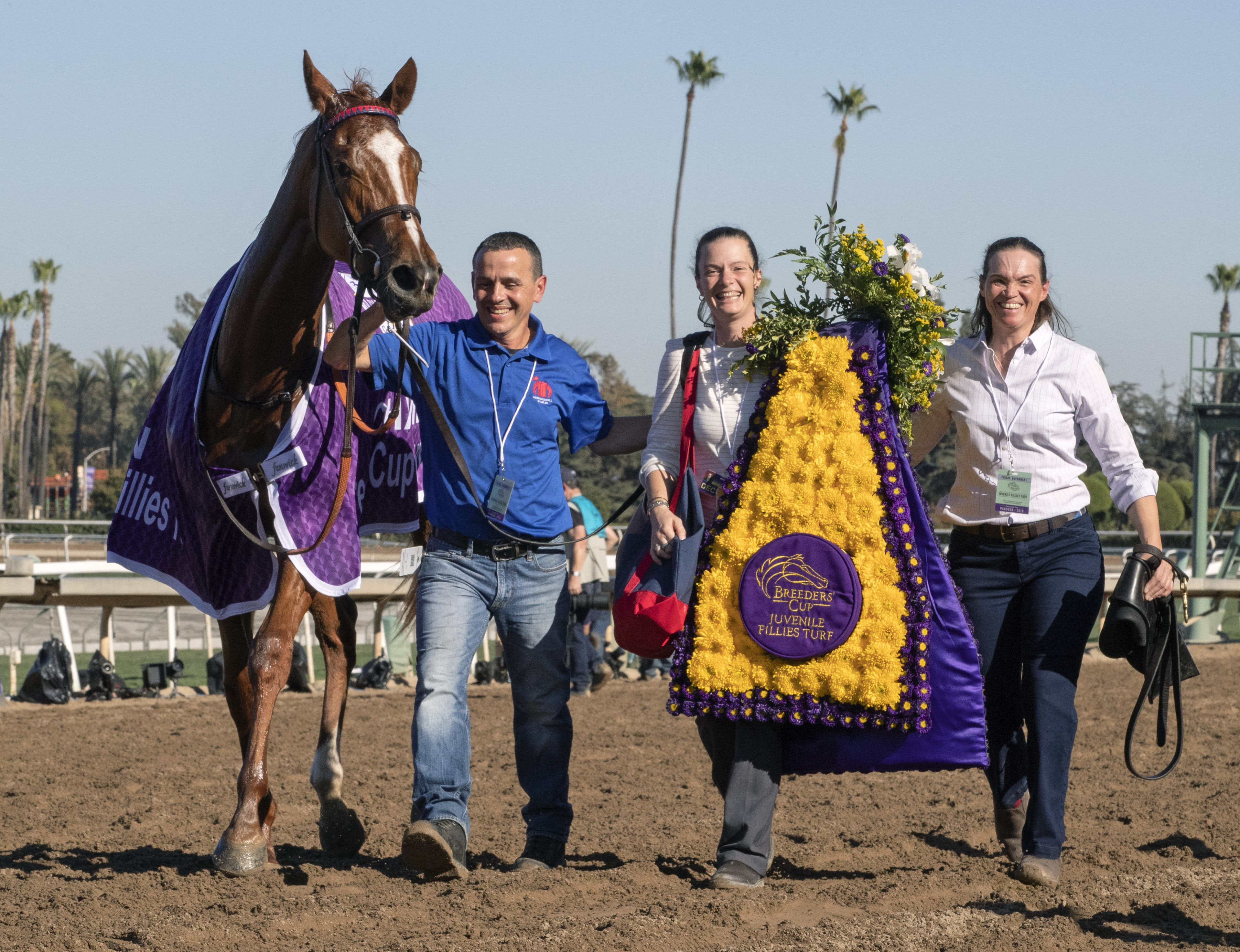 Sharing following victory in 2019 BC Juvenile Fillies Turf