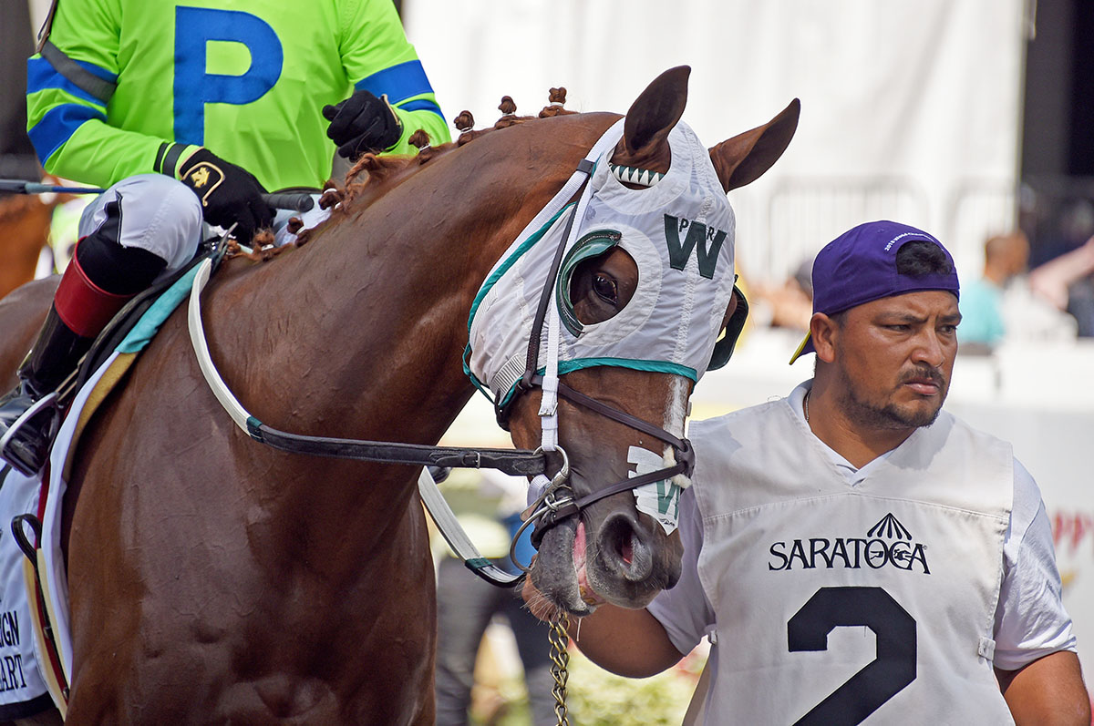 She Takes Heart at Saratoga on Aug. 25