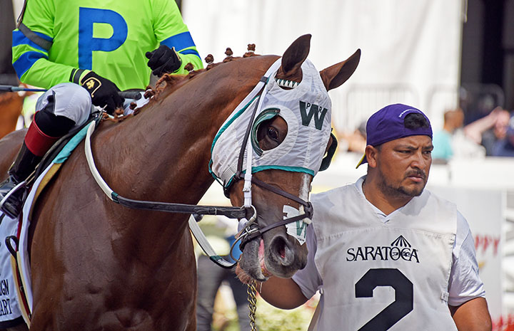 She Takes Heart at Saratoga on Aug. 25