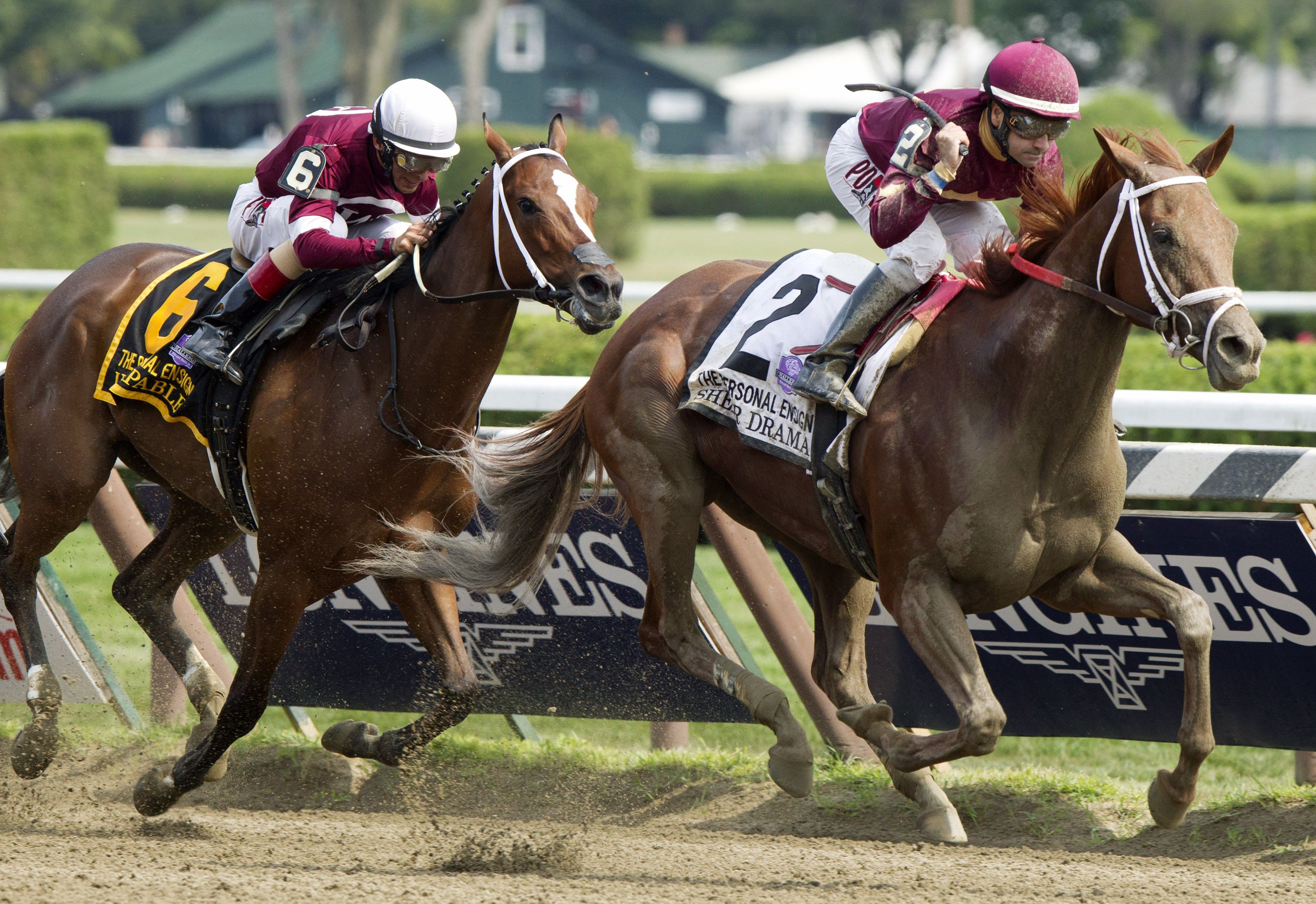 Sheer Drama wins the Personal Ensign