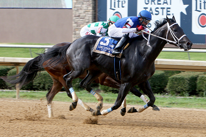 Shes Our Fastest wins the 2019 Valor Farm Stakes