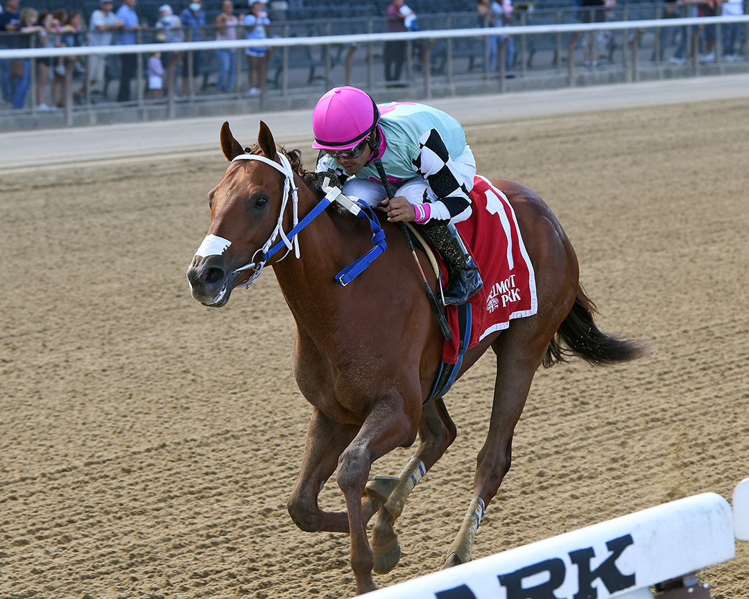 Shipsational wins the 2021 Bertram F. Bongard Stakes at Belmont Park