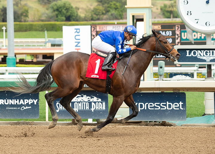 Shooters Shoot wins a March 15 maiden race at Santa Anita Park
