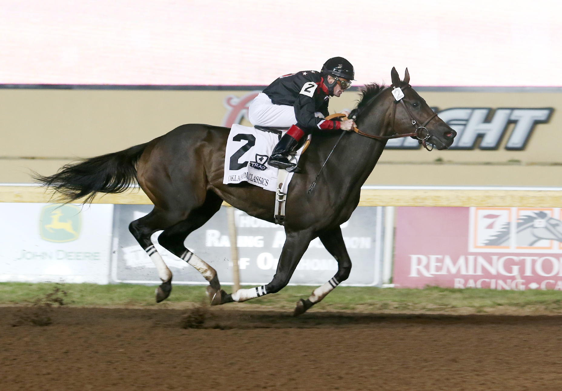Shotgun Kowboy wins the Oklahoma Classics Cup Stakes