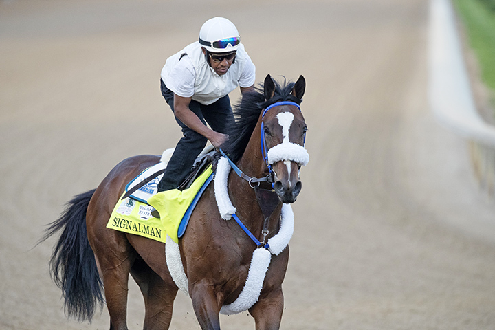 Signalman trains at Churchill on April 23