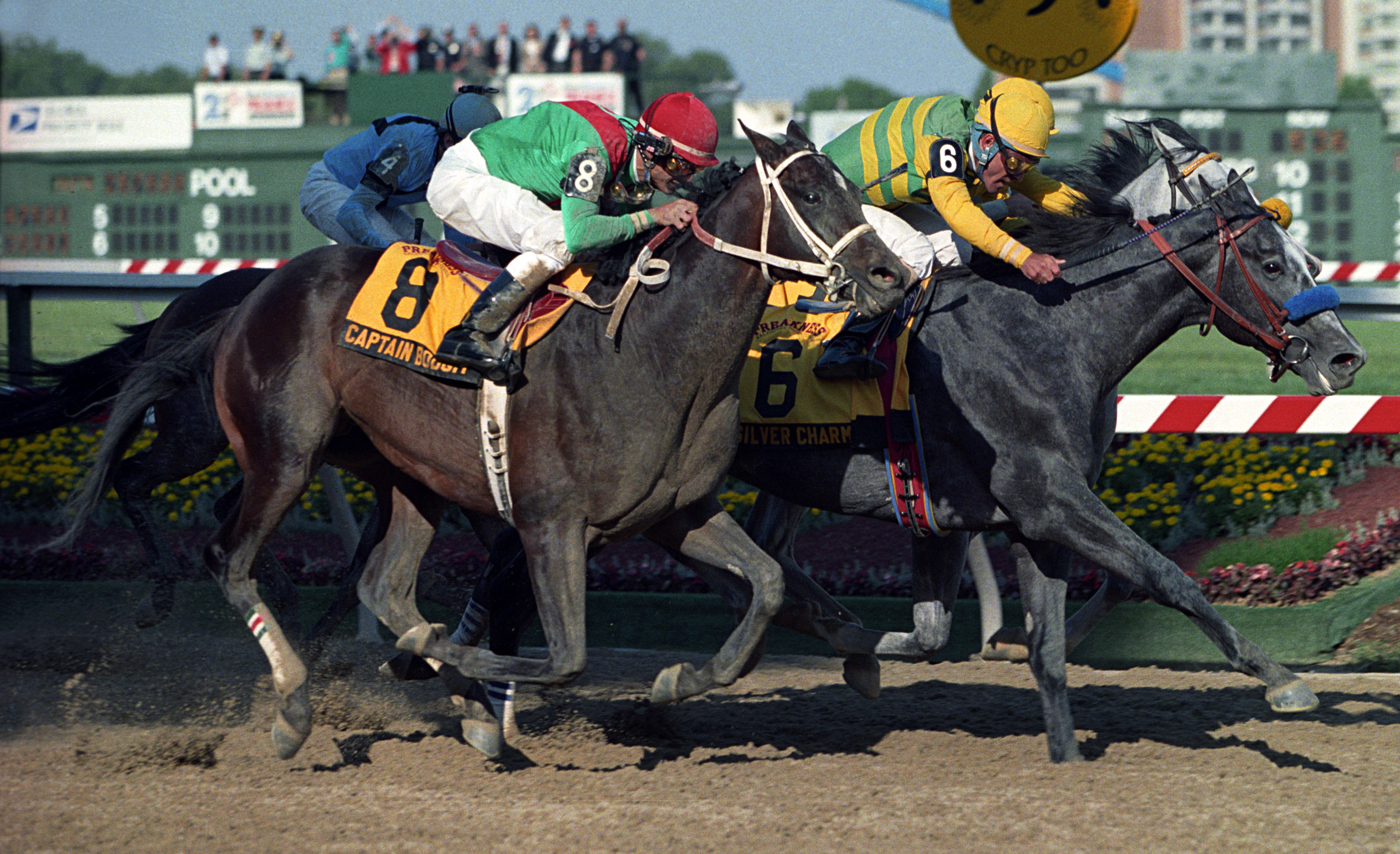 Silver Charm wins 1997 Preakness