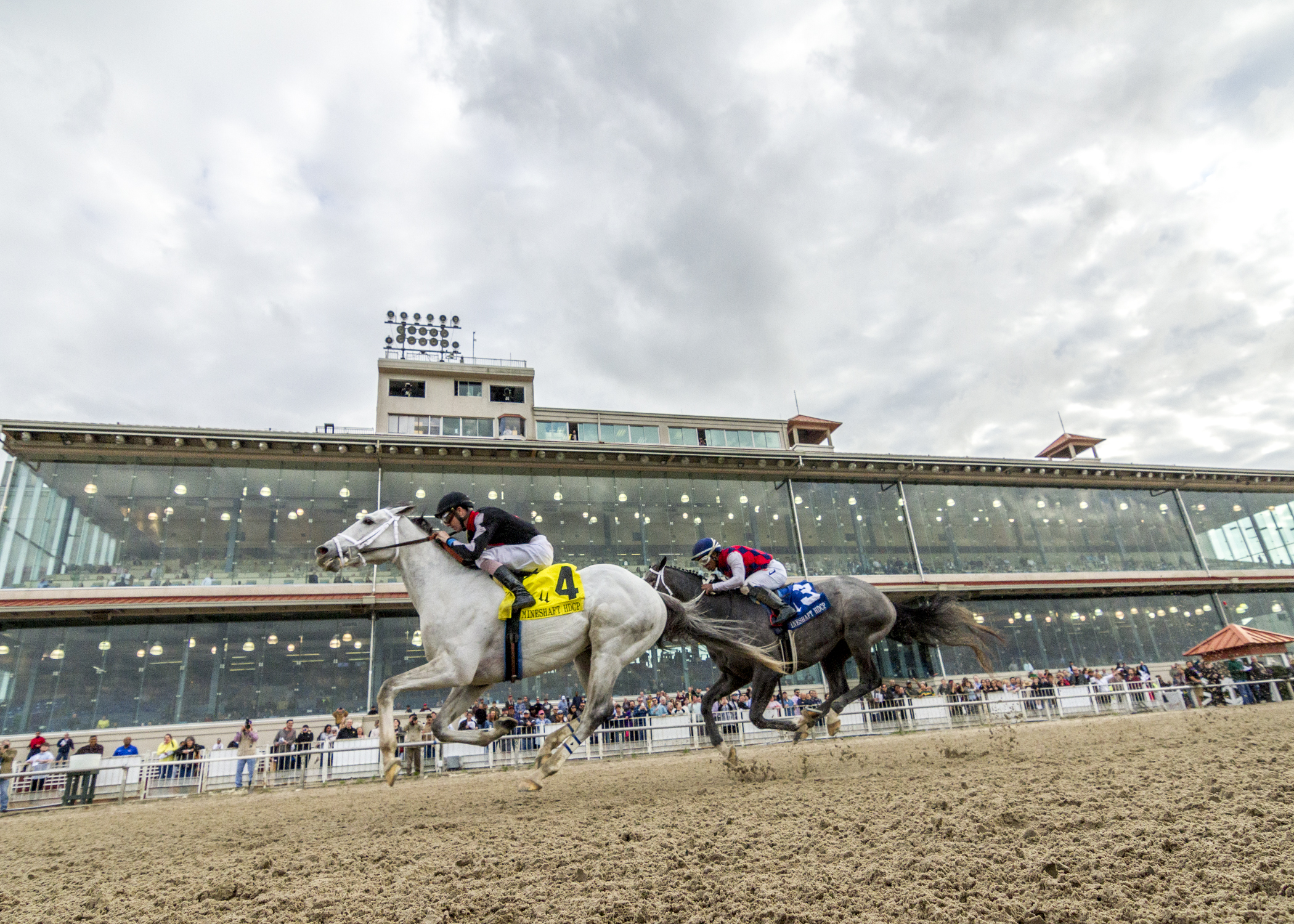 Silver Dust wins the 2020 Mineshaft Stakes