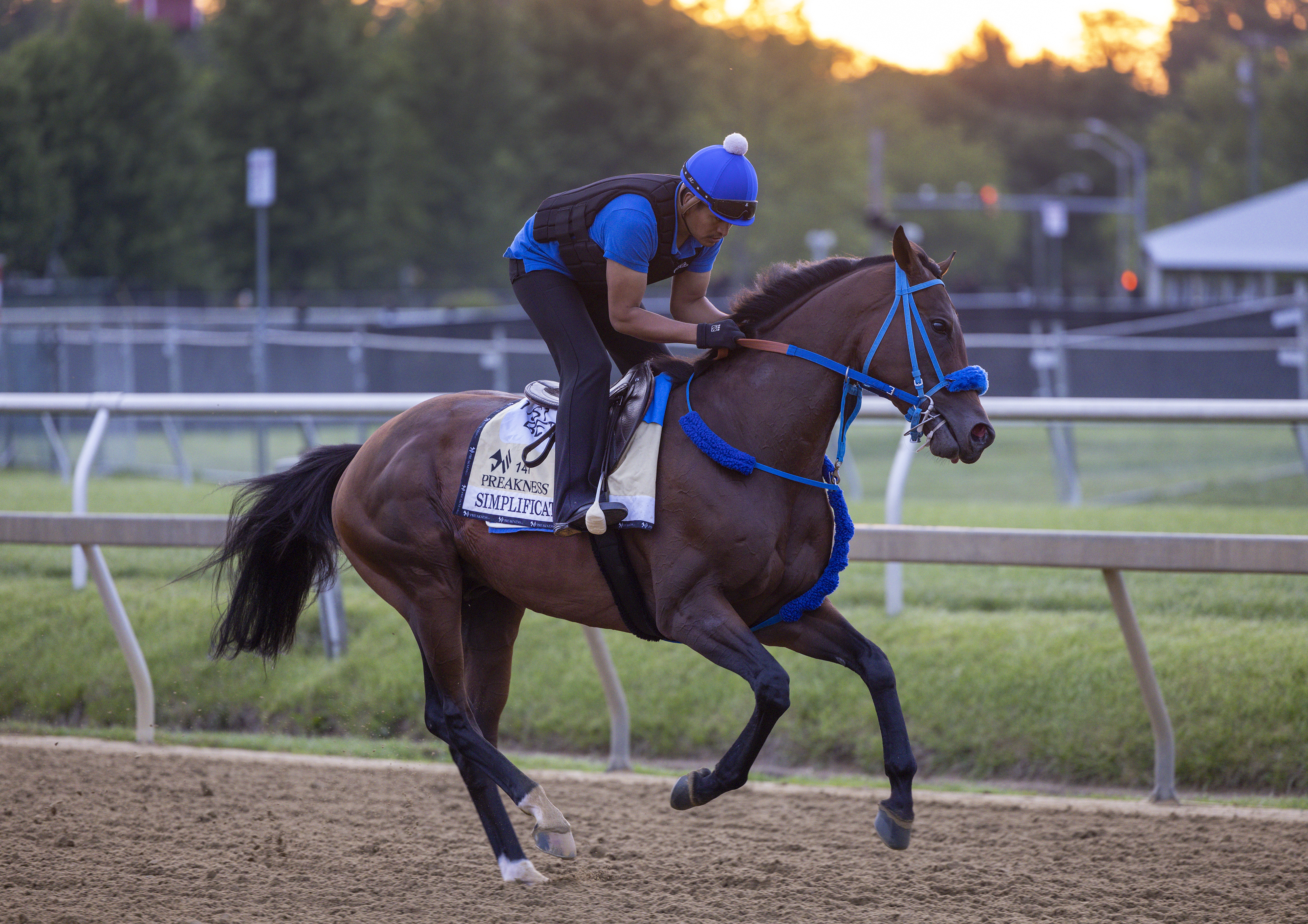 Simplification trains prior to the Preakness on May 20 2022