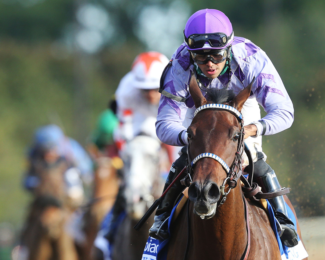 Simply Ravishing wins the 2020 Alcibiades at Keeneland Racecourse