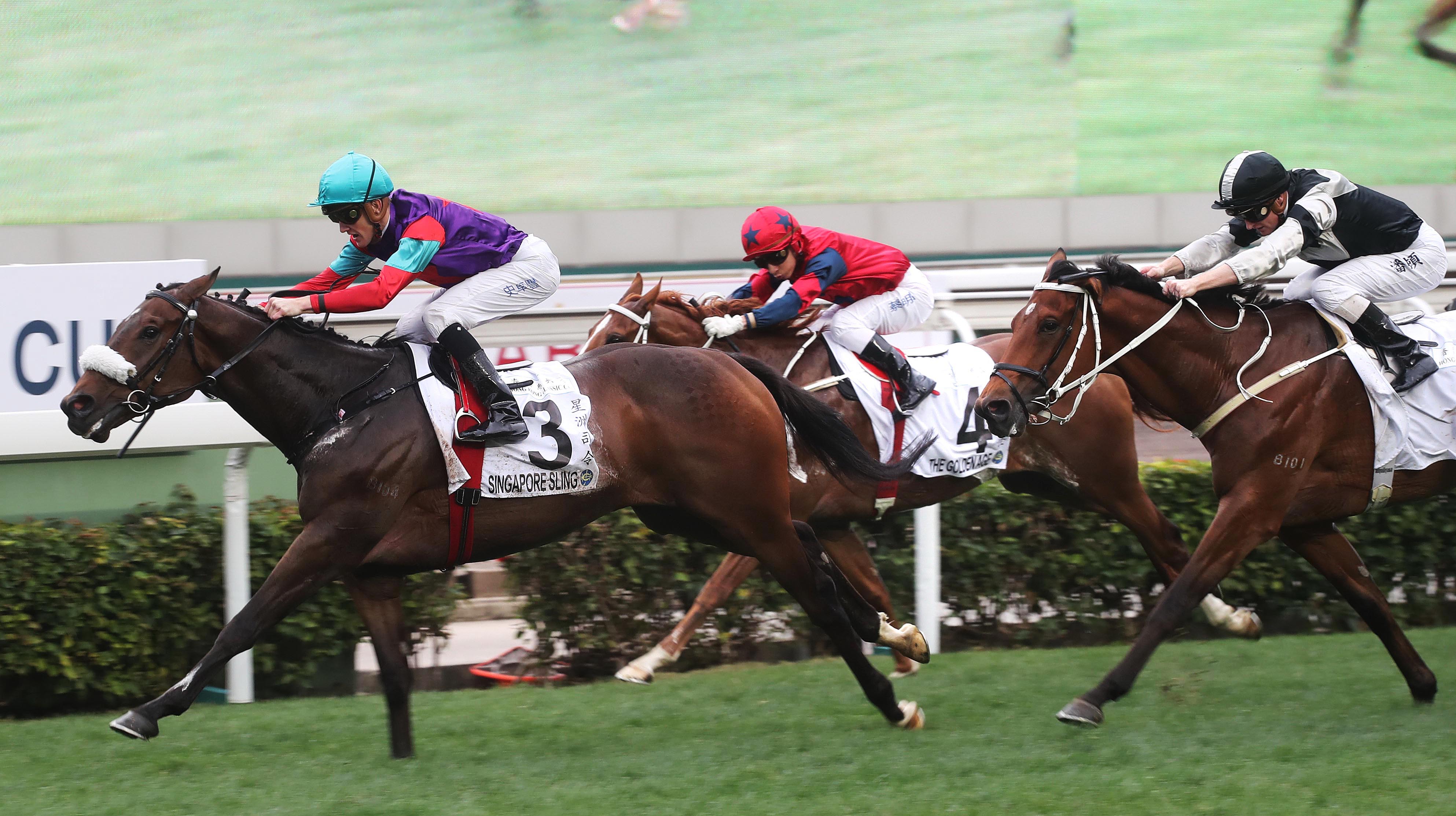 Singapore Sling wins the Hong Kong Classic Cup