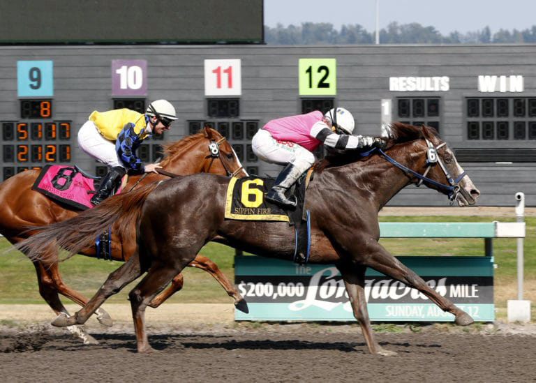 Sippin Fire wins the 2018 Muckleshoot Derby