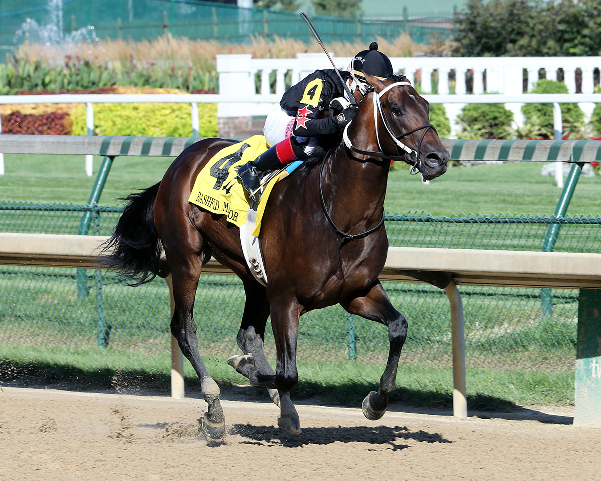 Sir Truebadour wins the Bashford Manor Stakes