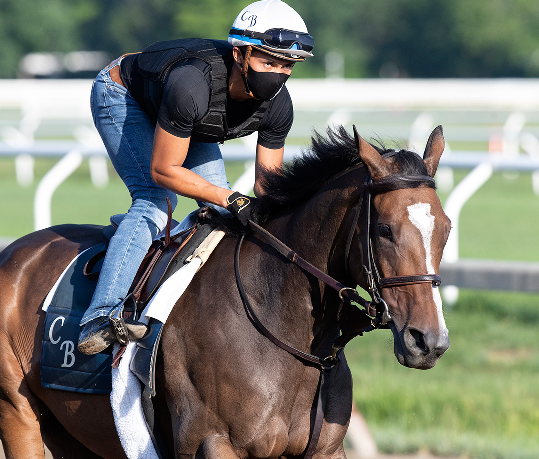 Sistercharlie trains at Saratoga on Aug. 12