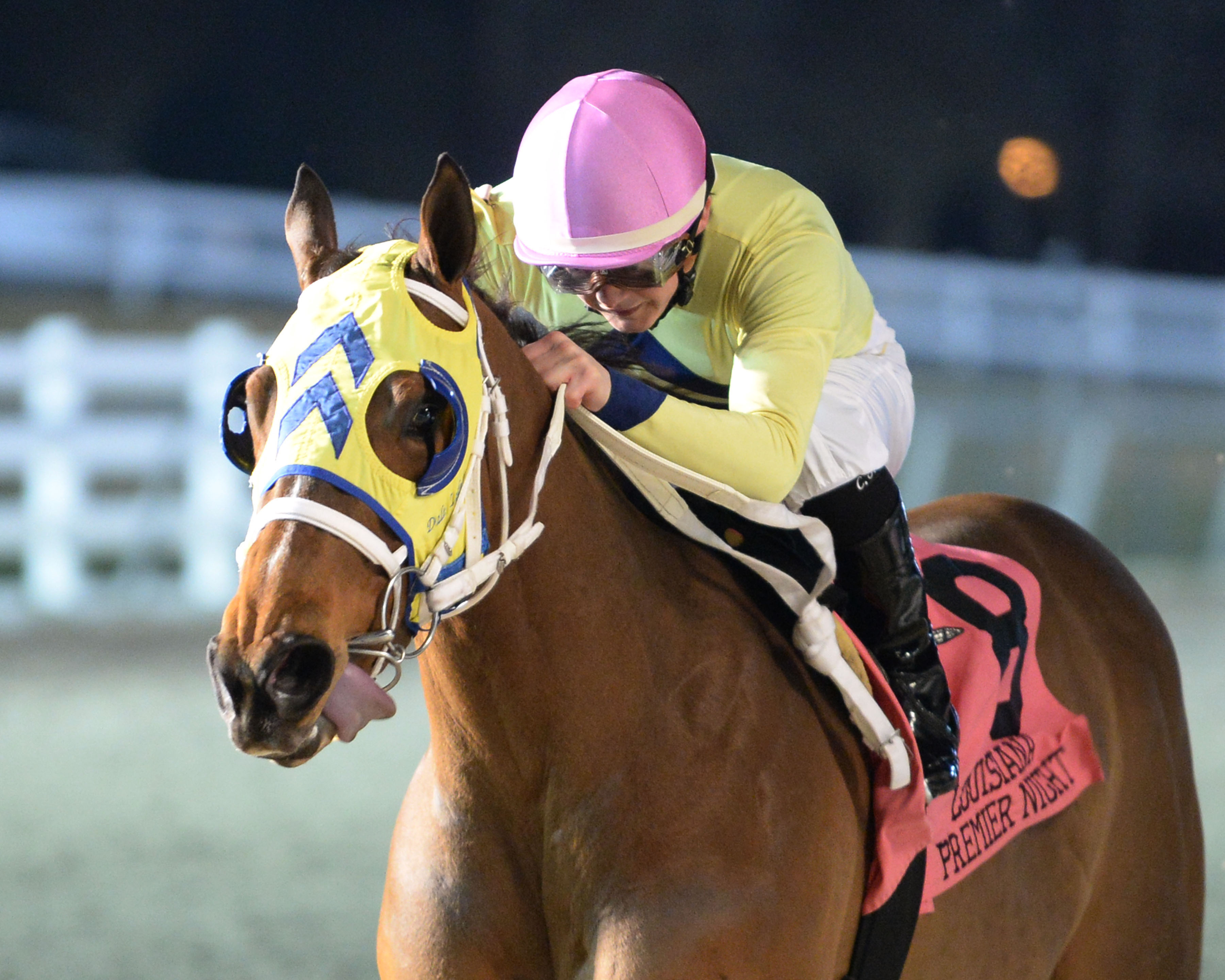 Sittin At the Bar wins the Louisiana-bred Premier Night Matron
