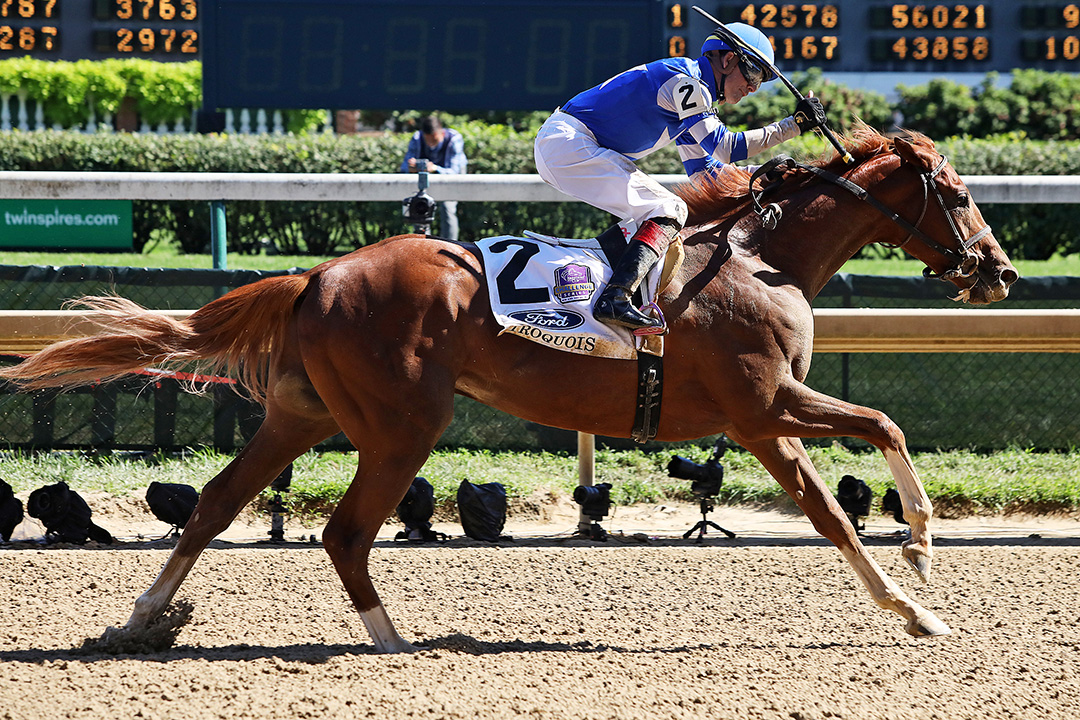 Sittin On Go wins the 2020 Iroquois Stakes at Churchill Downs
