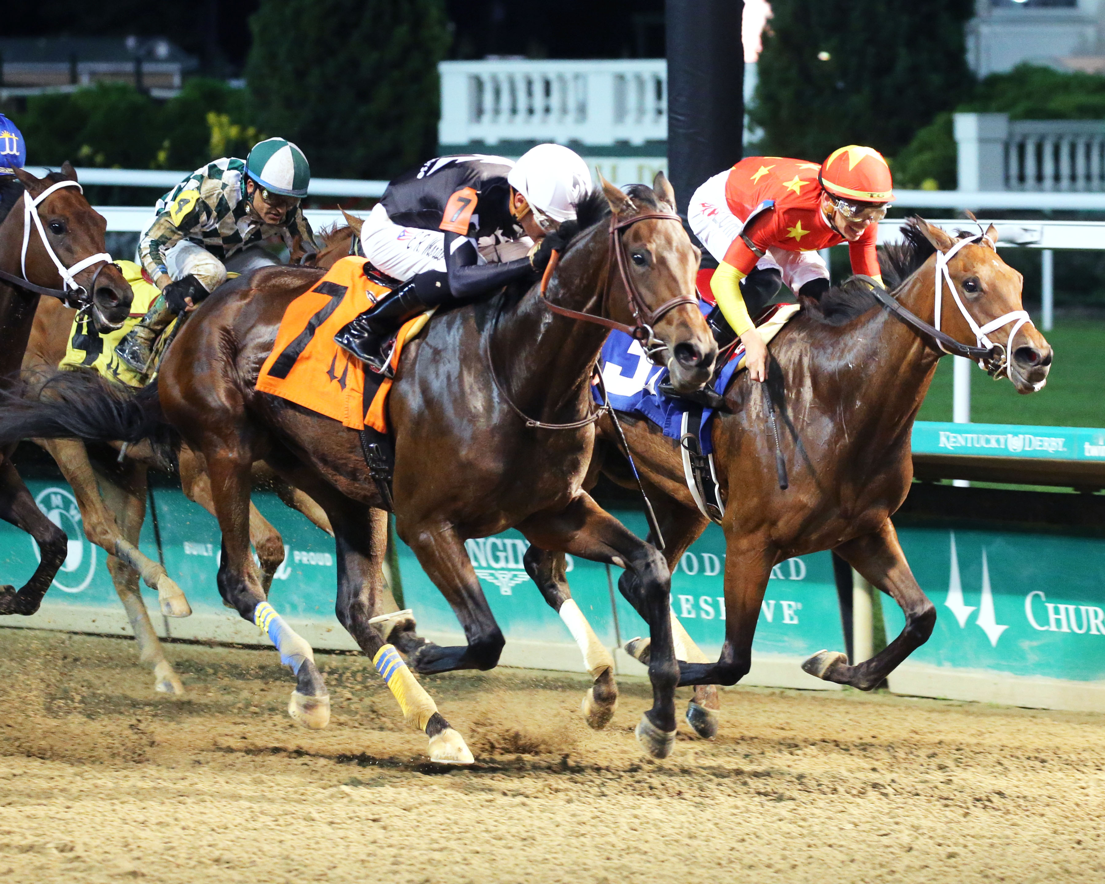Sixtythreecaliber (left) beats Falconet in the Seneca at Churchill Sept 24 2022