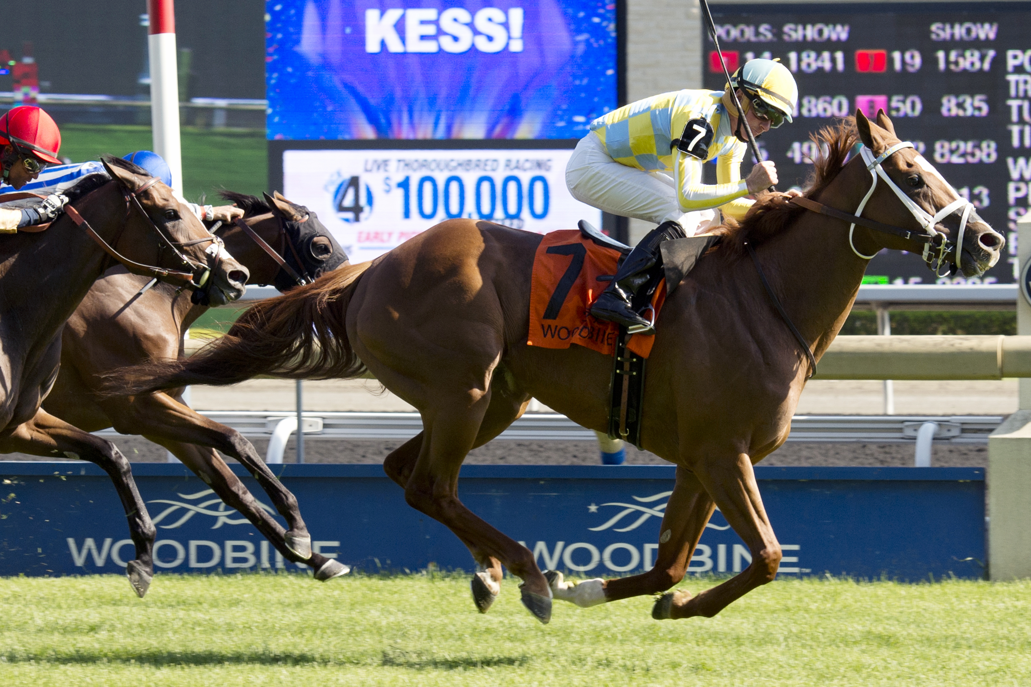 Sky Treasure wins the Nassau Stakes