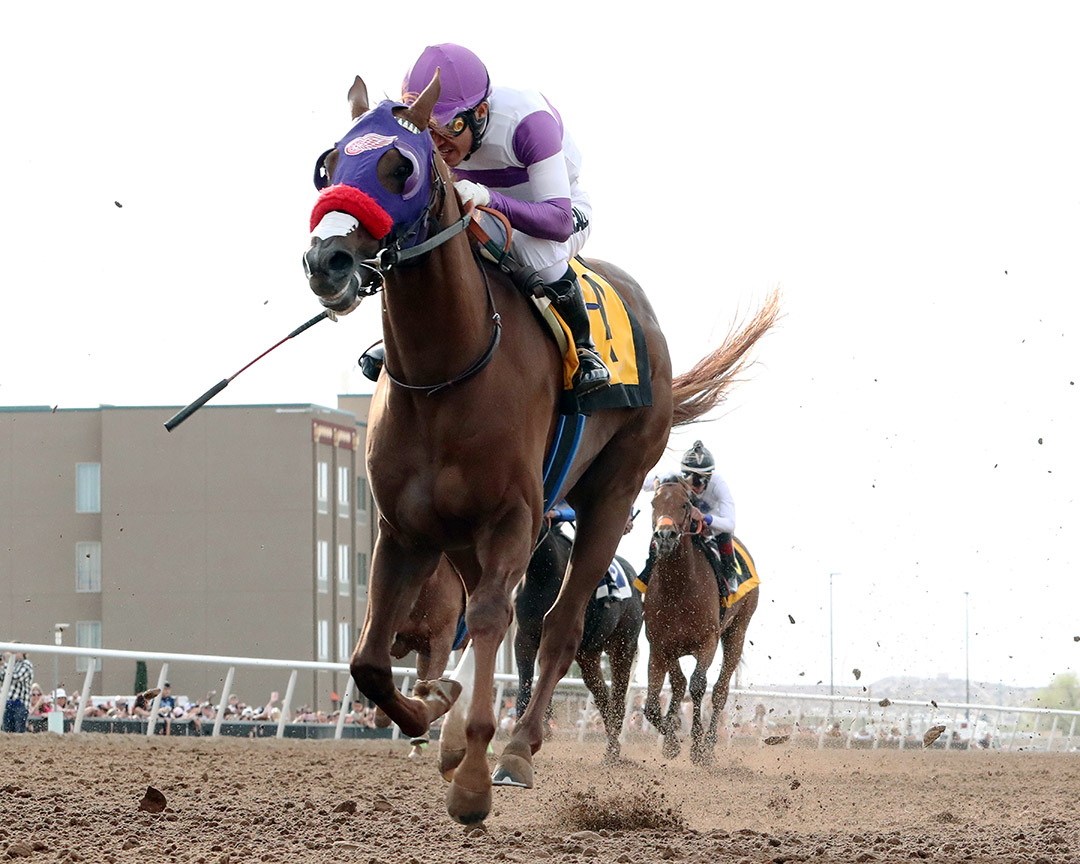 Slow Down Andy wins the 2022 Sunland Derby at Sunland Park