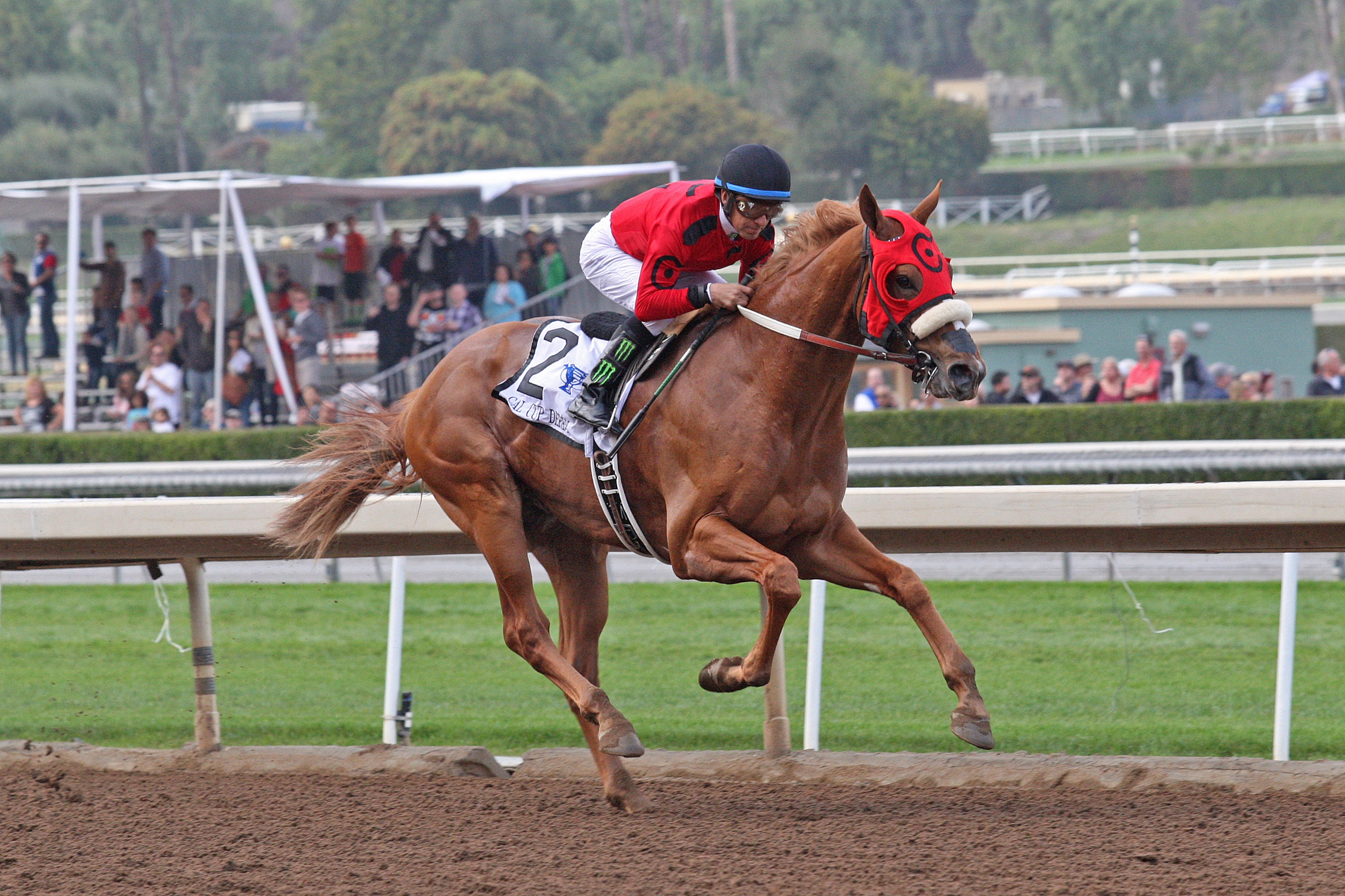 Smokey Image wins the 2016 California Cup Derby