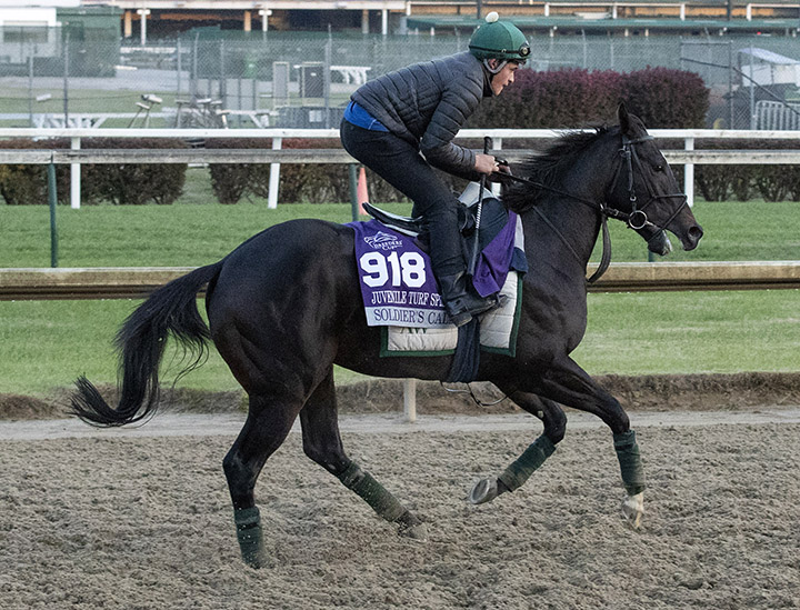 Soldier's Call trains at Churchill on Oct. 30