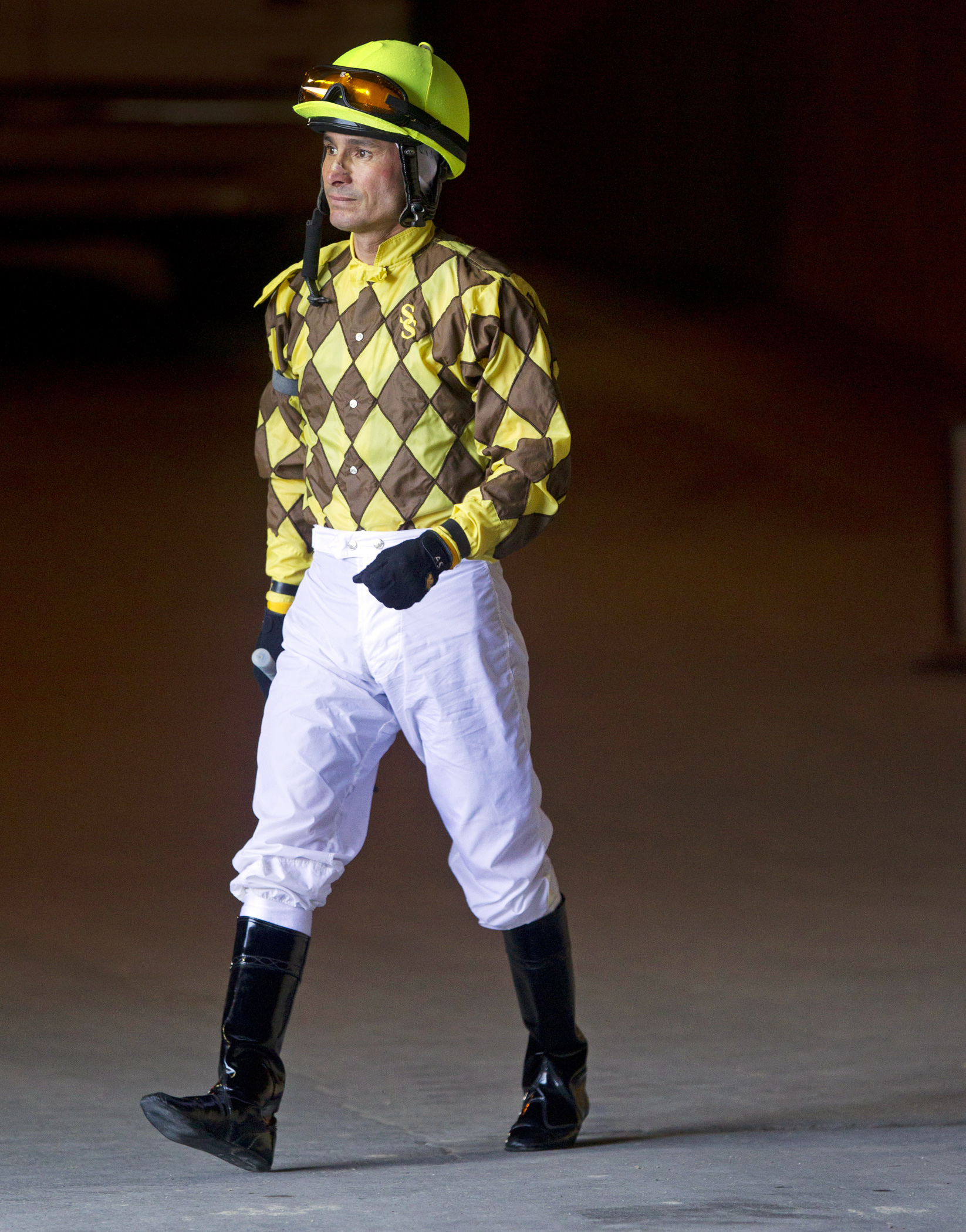 Alex Solis at Aqueduct Racetrack