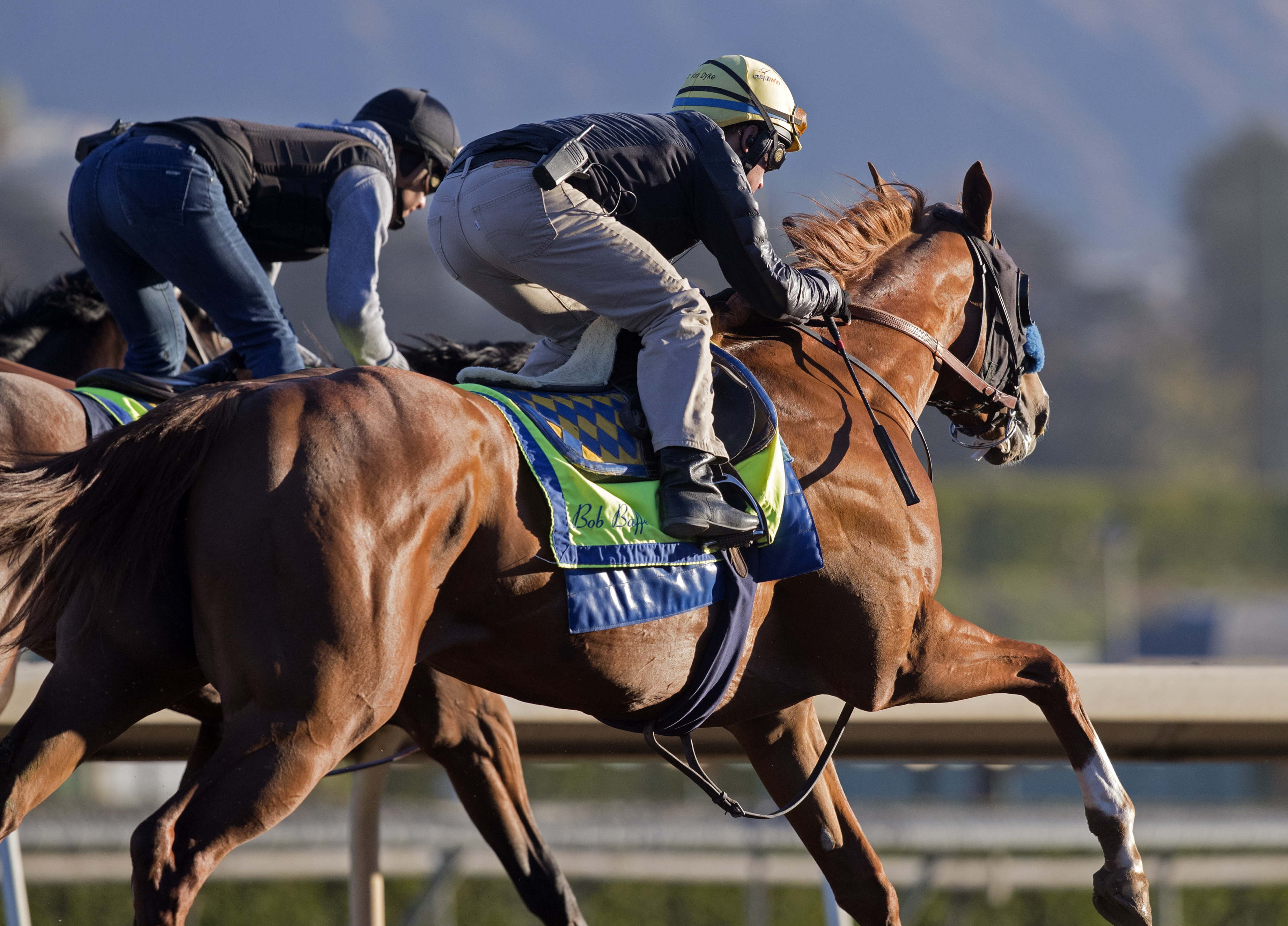 Solomini trains at Santa Anita on Dec. 28