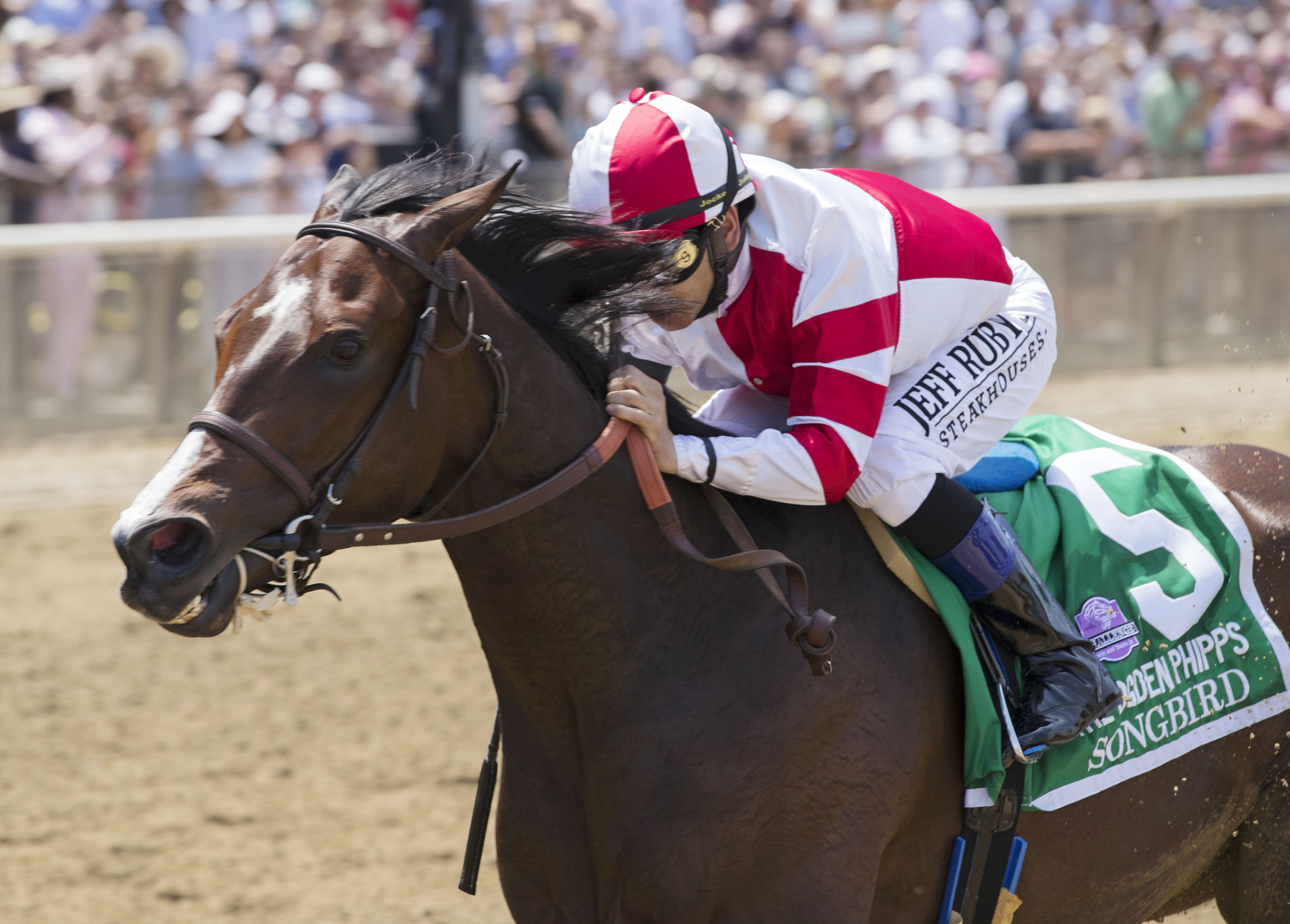 Songbird wins the Ogden Phipps