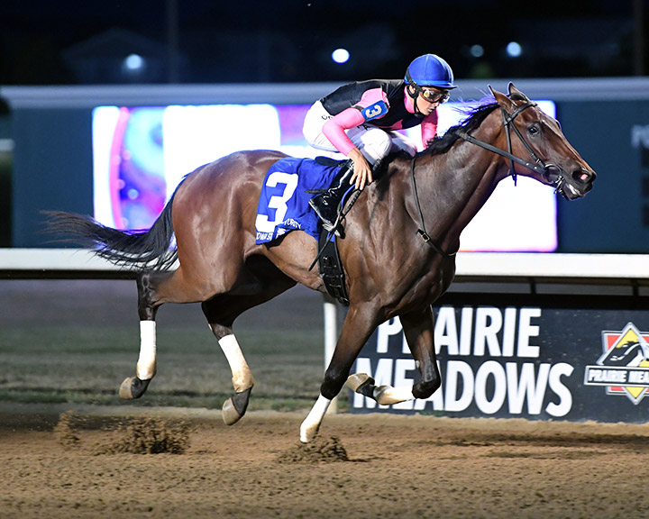 Southgate wins the 2019 Iowa Stallion Futurity at Prairie Meadows
