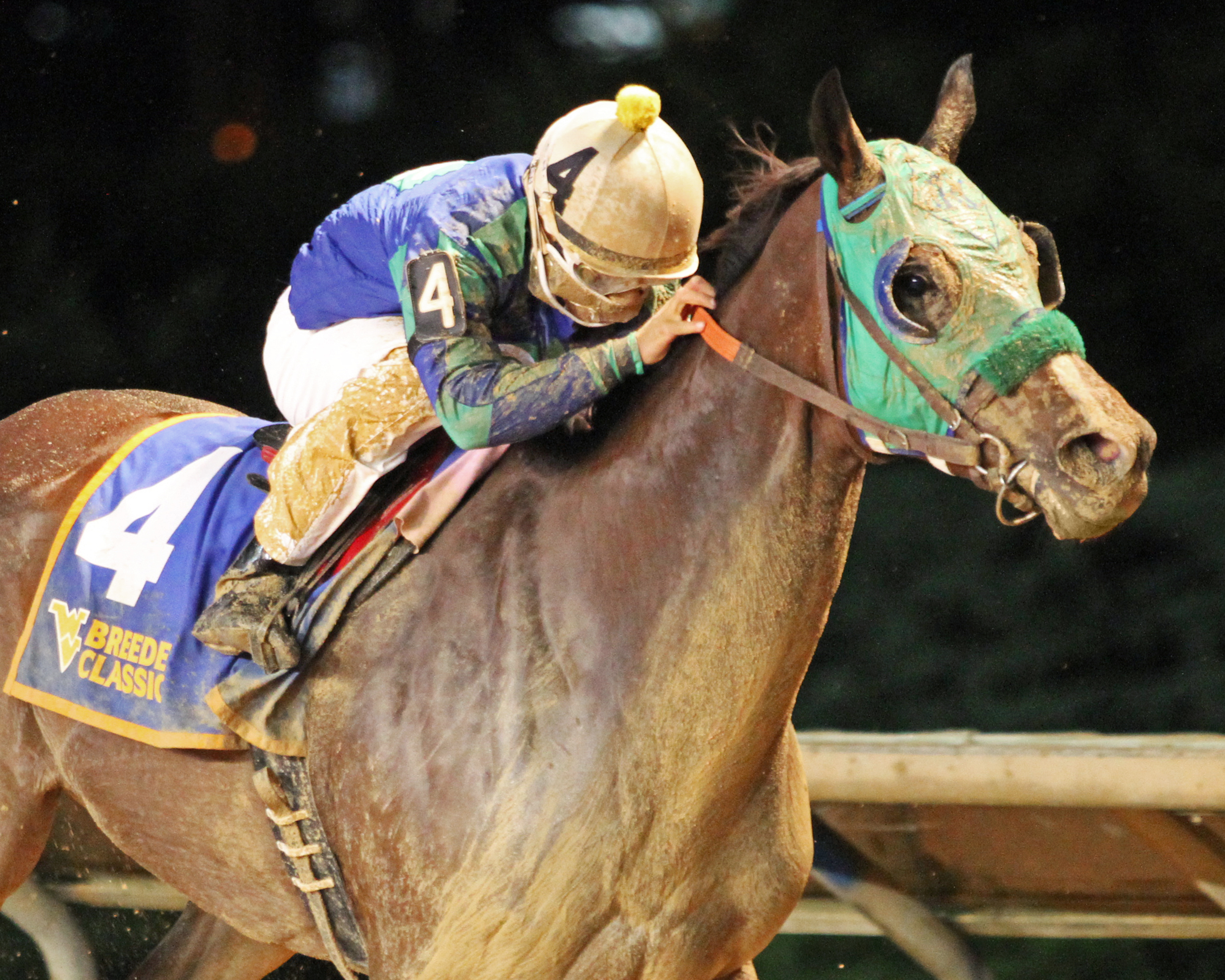 Spa Creek wins the West Virginia Breeders Classic Distaff Stakes
