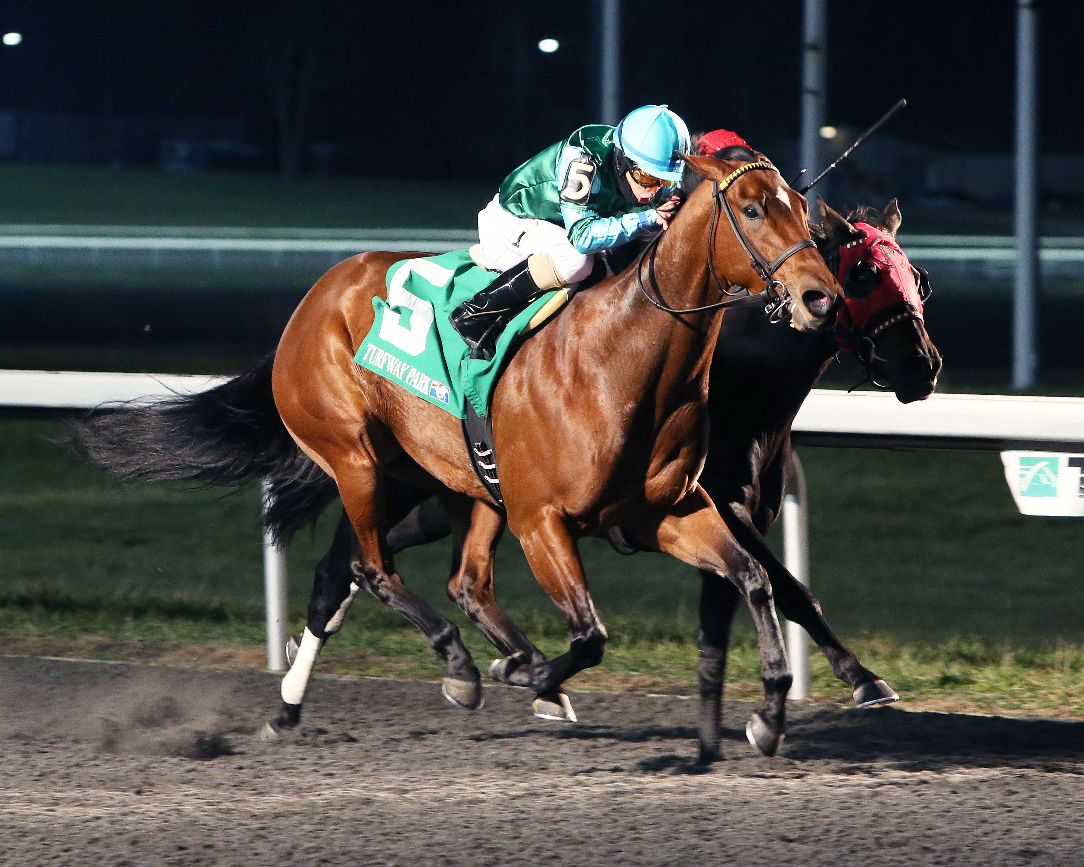 Spanish Pipedream wins the Holiday Inaugural Stakes
