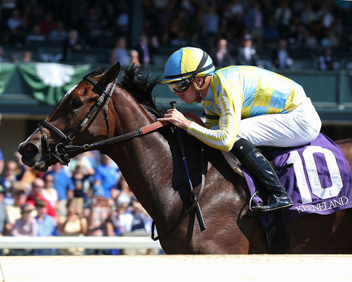 Specially wins an Oct. 5 maiden race at Keeneland Racecourse