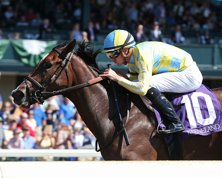 Specially wins an Oct. 5 maiden race at Keeneland Racecourse