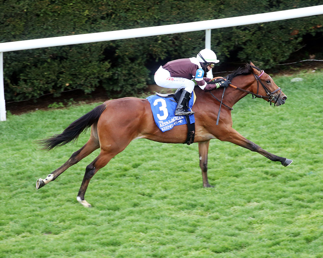 Spendarella wins the 2022 Appalachian Stakes at Keeneland