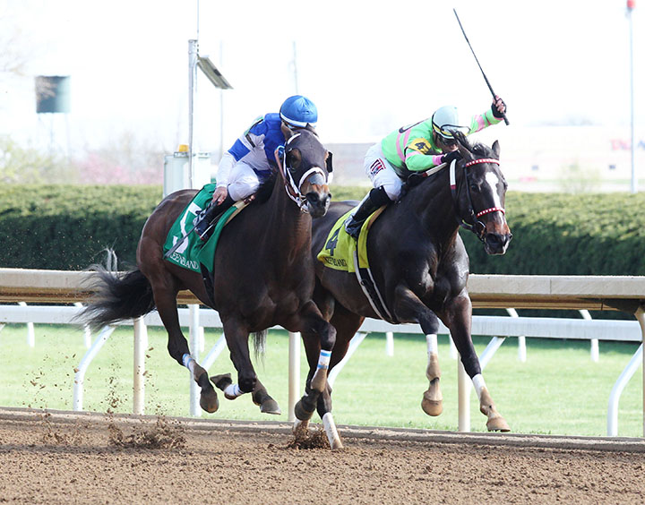 Amy's Challenge finishes second in the 2019 Madison Stakes